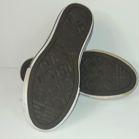 Converse Chuck Taylor All Star Ox Kids Shoes Mouse/Enamel Red/White Sz us2 - Picture 4 of 6